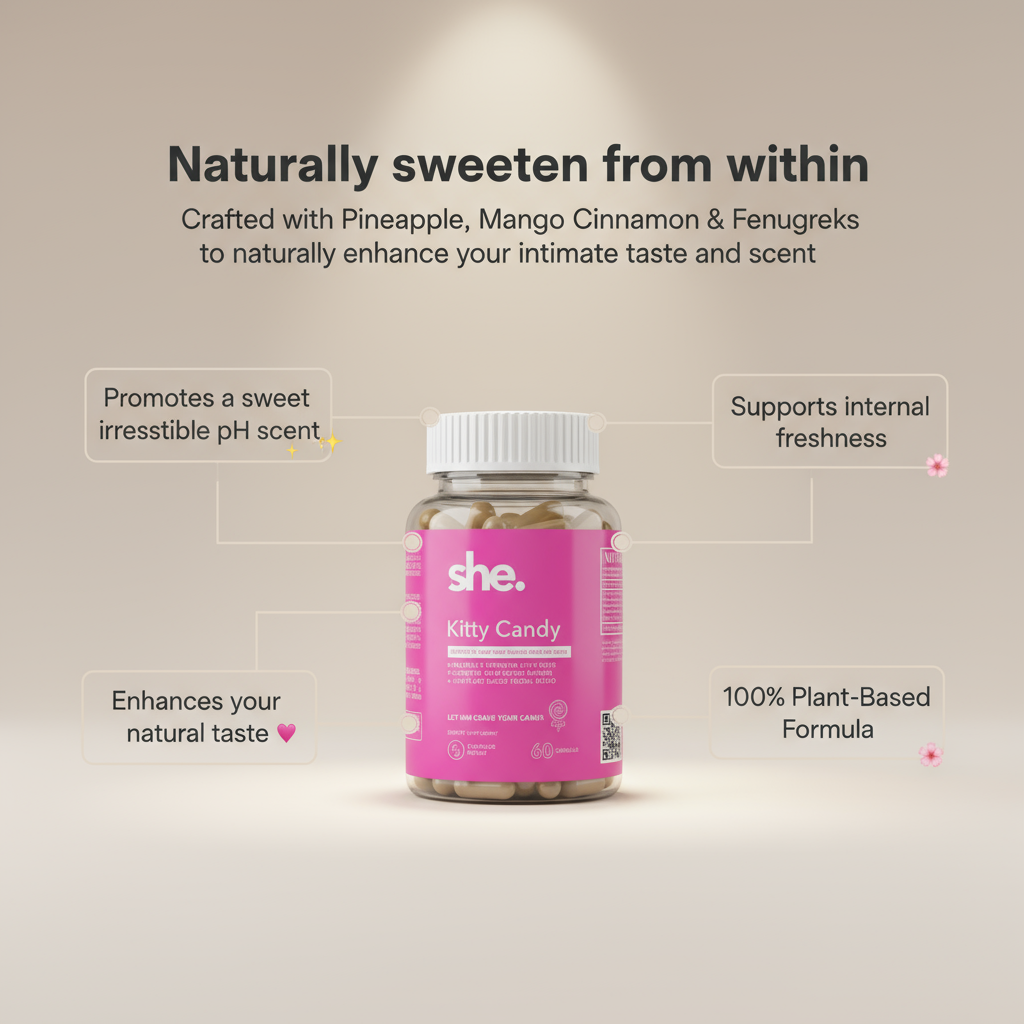 Kitty Candy – Capsules to Naturally Sweeten Vaginal Taste