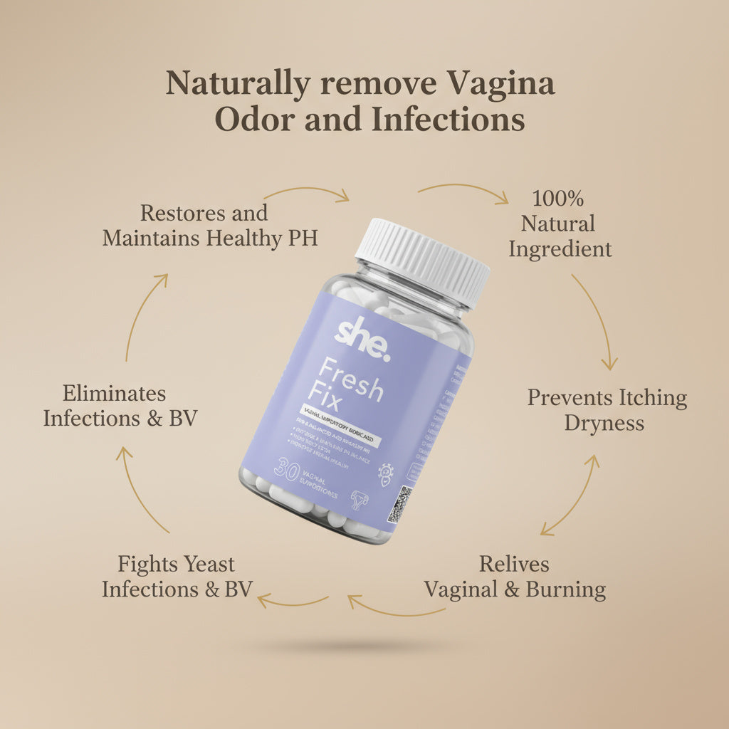 Fresh Fix – Boric Acid Vaginal Suppositories